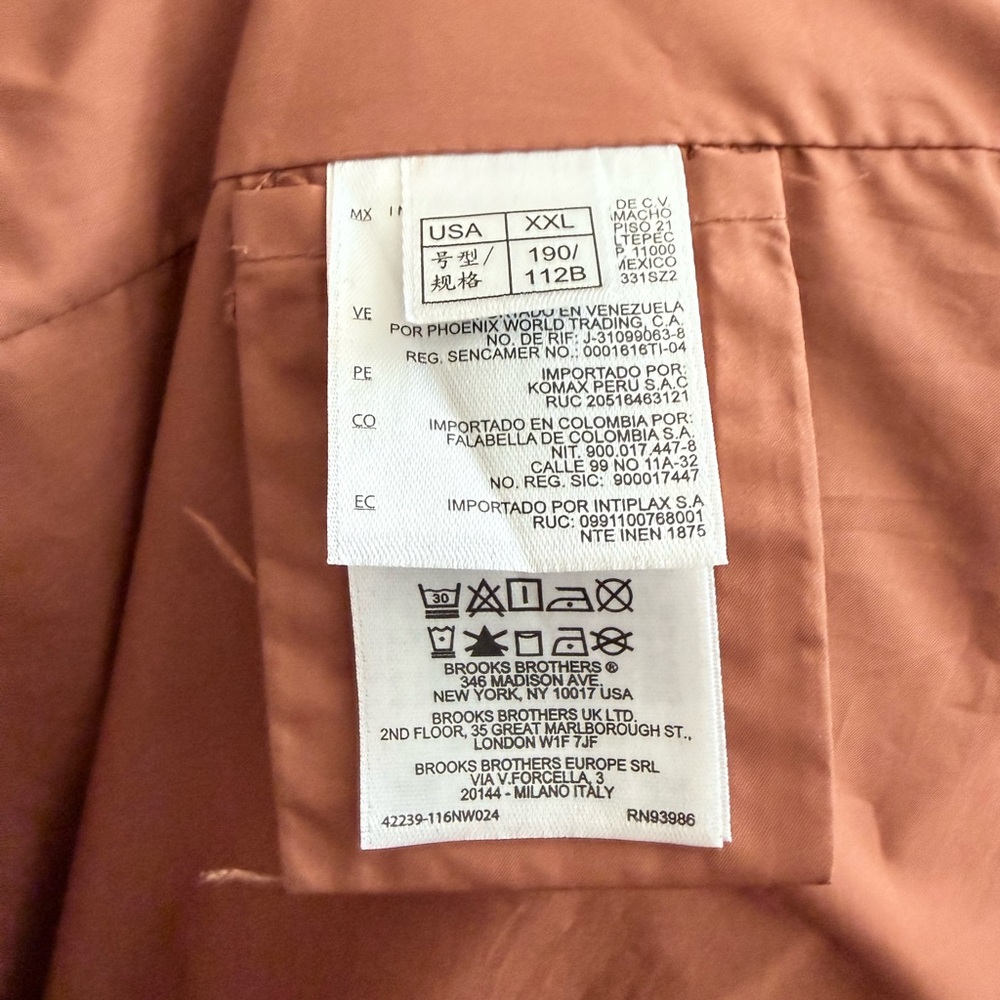 Brooks Brothers Teal Trench Coat - Picture 10 of 10